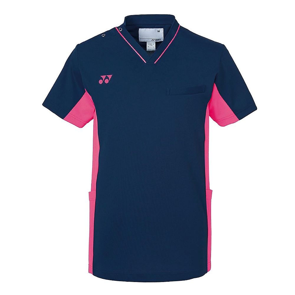 YONEX（トンボ） Mスクラブ ネイビー×チェリーピンク SS（身丈66cm） CY800-814 SS 1枚（ご注文単位1枚）【直送品】