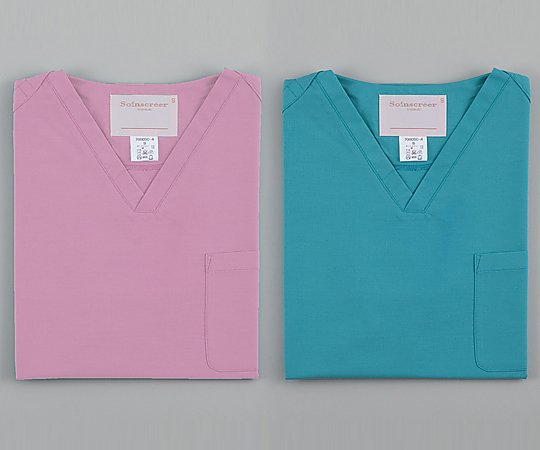 PANTONE（フォーク） スクラブ （男女兼用/右肩ホック式） ピンク/S 7000SC S 1枚（ご注文単位1枚）【直送品】