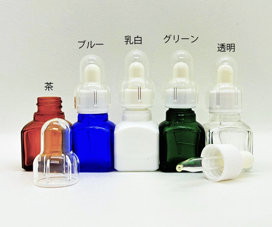 堀内製作所 スポイト薬瓶（オーバーキャップ付き）9mL グリーン G-04 1個（ご注文単位1個）【直送品】
