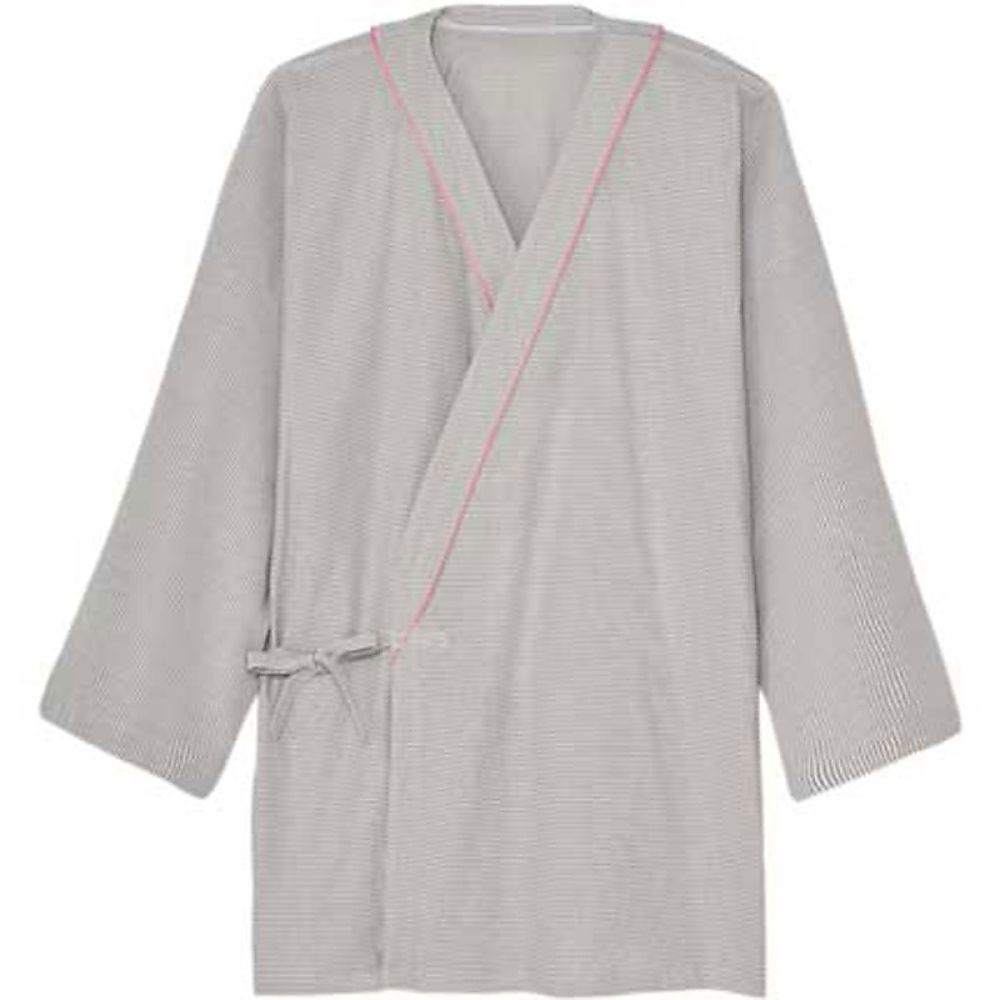 KIRAKU(トンボ) ニット患者衣 甚平 ベージュ LL 1ケース(10枚入) CV012-28 LL 1ケース(ご注文単位1ケース)【直送品】