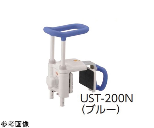 アロン化成 高さ調節付浴槽手すり UST-200N レッド 536-614 1個（ご注文単位1個）【直送品】