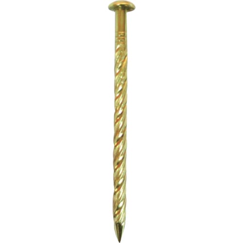 トラスコ中山 ダイドーハント SP真鍮スクリュー釘丸頭400g #14×38(ご注文単位1箱)【直送品】