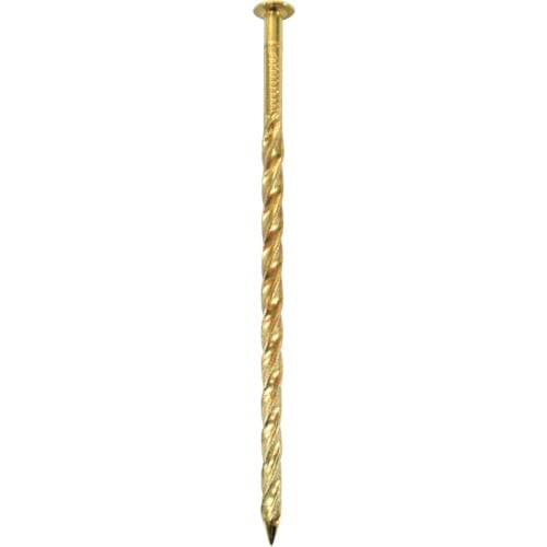 トラスコ中山 ダイドーハント SP真鍮スクリュー釘丸頭400g #12×75(ご注文単位1箱)【直送品】
