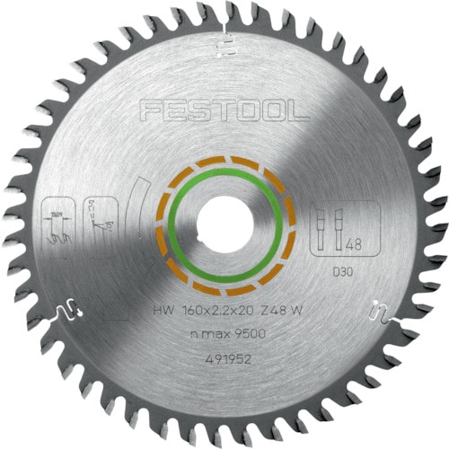 トラスコ中山 FESTOOL ソーブレイド 木ファイン HW260x2.5x30 W60(494605)(ご注文単位1枚)【直送品】