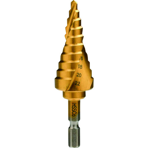 トラスコ中山 HiKOKI 段付きドリル4~22mm(ご注文単位1本)【直送品】