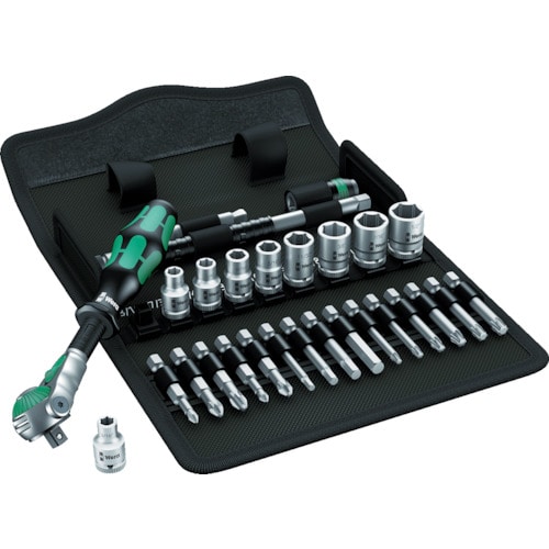 トラスコ中山 Wera 8100SA9 サイクロップラチェット「スピード」セット 1/4(ご注文単位1セット)【直送品】