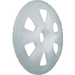 トラスコ中山 フィッシャー 外断熱用大ワッシャ HK36 プラスチック(100本入)(ご注文単位1箱)【直送品】