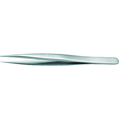 トラスコ中山 idealtek 耐酸耐磁ステンレスピンセット 120mm 直型強力タイプ(ご注文単位1本)【直送品】