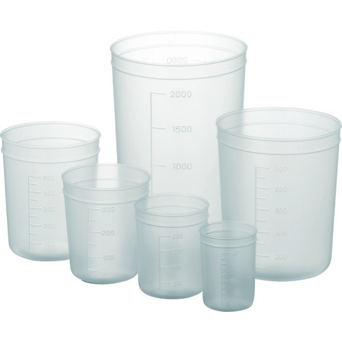 トラスコ中山 サンプラ PPディスカップ 2L (1箱入)(ご注文単位1ケース)【直送品】