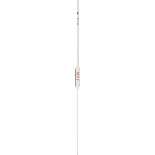 トラスコ中山 SIBATA ホールピペット スーパーグレード 9ml 黒(ご注文単位1本)【直送品】