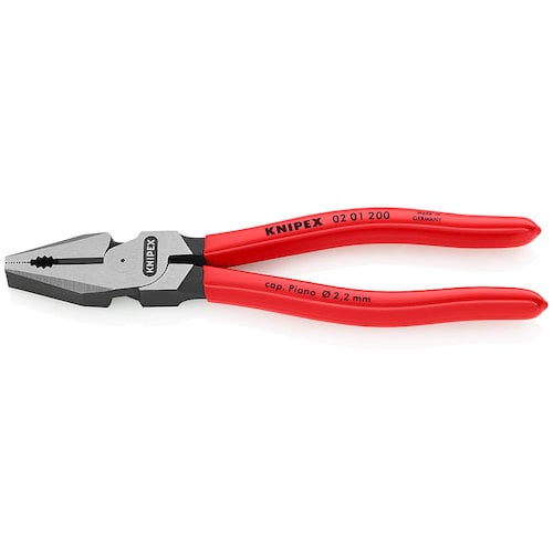 トラスコ中山 KNIPEX 強力型ペンチ 200mm 447-0176(ご注文単位1個)【直送品】