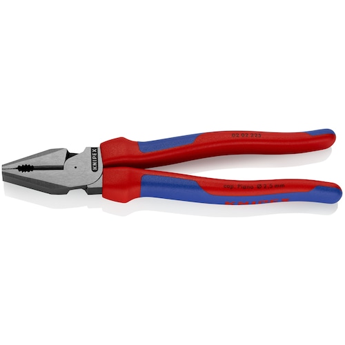 トラスコ中山 KNIPEX 強力型ペンチ 225mm 447-0214(ご注文単位1個)【直送品】