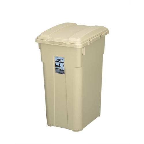 トラスコ中山 TONBO 連結カラー分別ペール45 カーキベージュ(ご注文単位1個)【直送品】