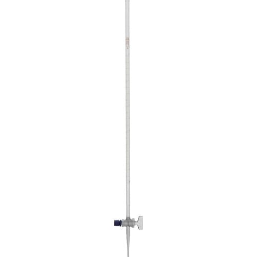 トラスコ中山 SIBATA ビュレット スーパーグレード 白 ガラスコック付 10ml(ご注文単位1本)【直送品】