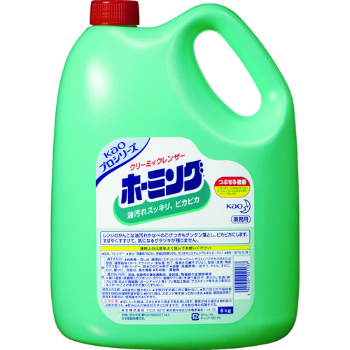 トラスコ中山 Kao 業務用クリーミィクレンザー ホーミング 6kg(ご注文単位1個)【直送品】
