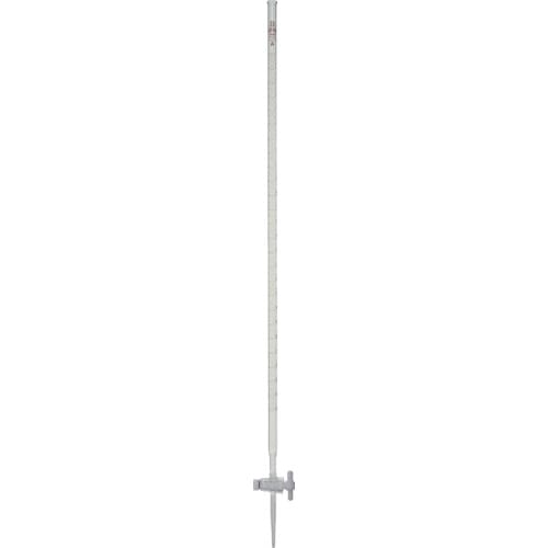 トラスコ中山 SIBATA ビュレット スーパーグレード 白 PTFEコック付 25ml(ご注文単位1本)【直送品】