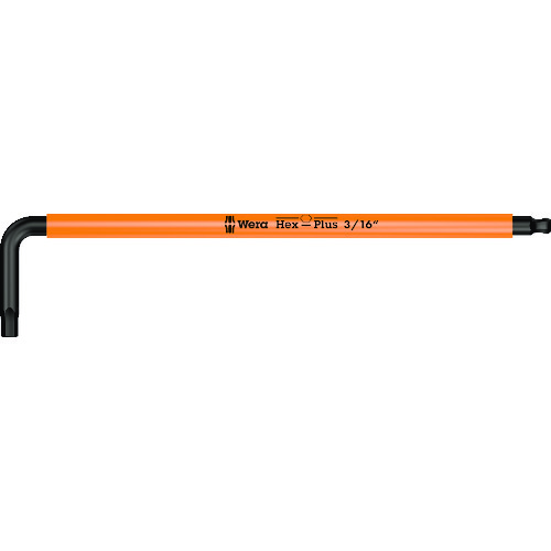 トラスコ中山 Wera 950SPKL ボールポイントヘックスキー 3/16インチ(ご注文単位1本)【直送品】