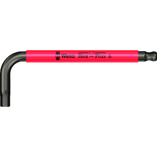 トラスコ中山 Wera 950 SPKS Hex-Plus ヘックスプラス六角レンチ 6.0(ご注文単位1本)【直送品】
