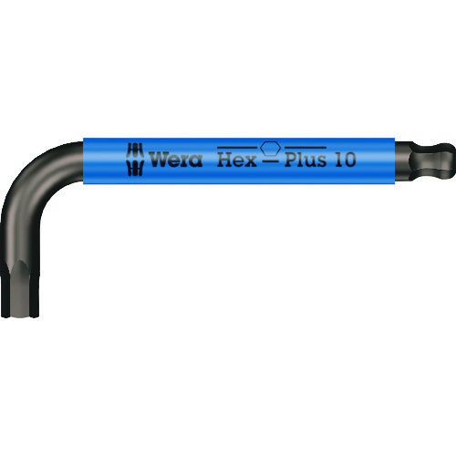 トラスコ中山 Wera 950 SPKS Hex-Plus ヘックスプラス六角レンチ 10.0(ご注文単位1本)【直送品】