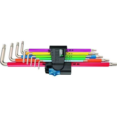 トラスコ中山 Wera 3967/9TX SXL ステンレス マルチカラートルクスキーセット HF1(ご注文単位1セット)【直送品】