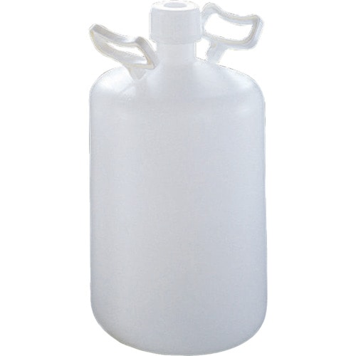 トラスコ中山 サンプラ PE取手付細口瓶 10L(ご注文単位1個)【直送品】
