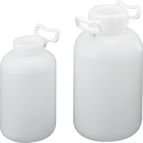 トラスコ中山 サンプラ PE取手付広口瓶 10L(ご注文単位1個)【直送品】