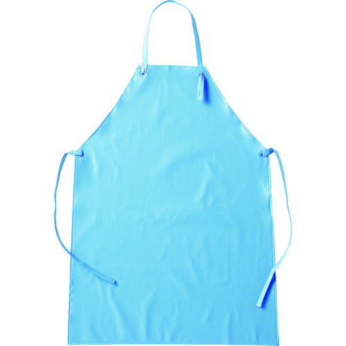 トラスコ中山 トワロン エプロン 耐油ウレタンエプロン ブルー(ご注文単位1枚)【直送品】