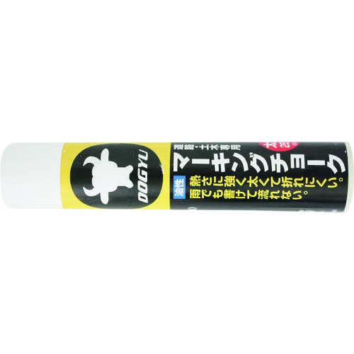 トラスコ中山 DOGYU マーキングチョーク太型25mm(白)(ご注文単位1個)【直送品】