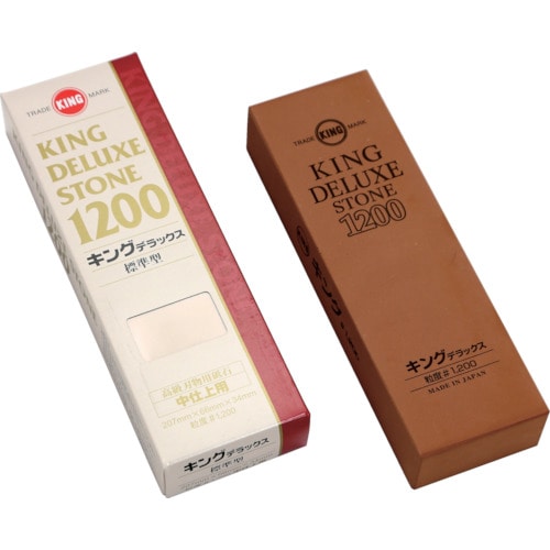 トラスコ中山 キング砥石 キングデラックス No.1200(標準型) 207×66×34(ご注文単位1個)【直送品】