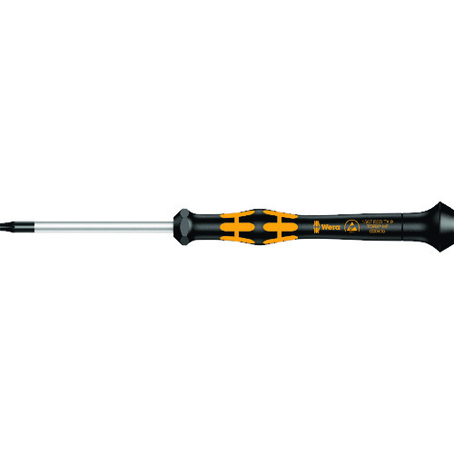 トラスコ中山 Wera 精密ドライバー 1570 ESD静電対策 HFトルクスマイクロドライバー 刃先T9 軸長60mm（ご注文単位1本）【直送品】
