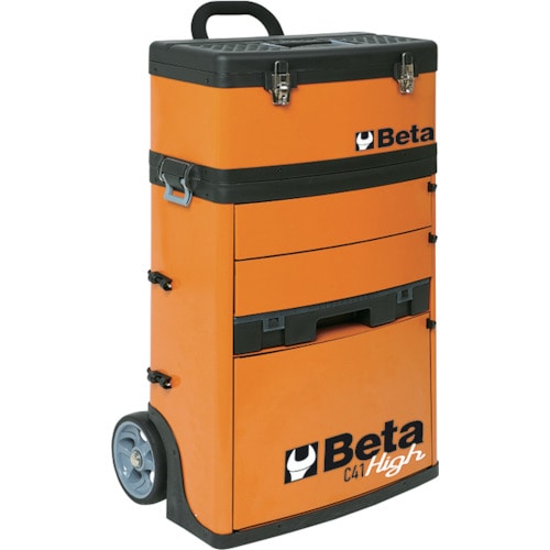 トラスコ中山 ベータ 移動式ツールトロリー C41H オレンジ(ご注文単位1台)【直送品】