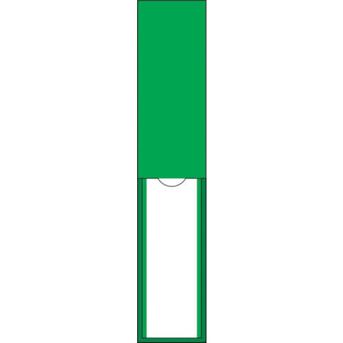 トラスコ中山 緑十字 責任者氏名標識 緑無地タイプ 名123 150×30mm 名札差込式 エンビ(ご注文単位1枚)【直送品】