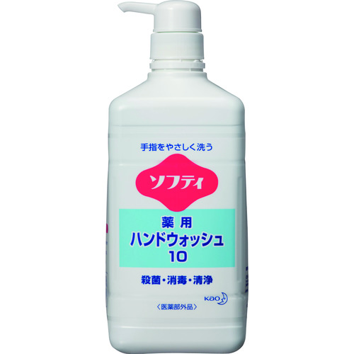 トラスコ中山 Kao 業務用ソフティ 薬用ハンドウォッシュ10 1L(ご注文単位1個)【直送品】
