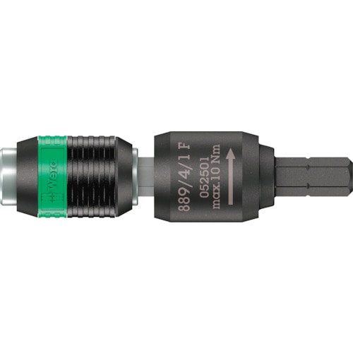 トラスコ中山 Wera 889/4/1F ラチェット機能付ビットホルダー(ご注文単位1個)【直送品】