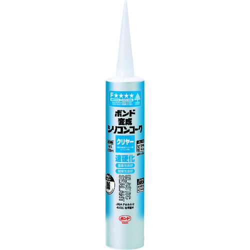 トラスコ中山 コニシ 変成シリコンコーク クリアー 333ml #05558（ご注文単位1本）【直送品】