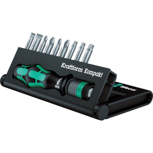 トラスコ中山 Wera クラフトフォームコンパクト10 ドライバービットセット(ご注文単位1セット)【直送品】