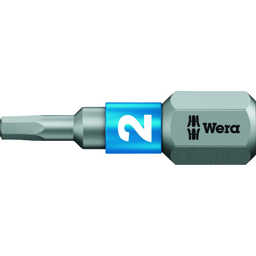 トラスコ中山 Wera 840/1 BTZ ヘックスプラスビット 2.0 x 25 mm(ご注文単位1本)【直送品】