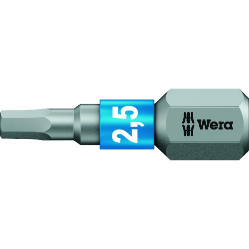 トラスコ中山 Wera 840/1 BTZ ヘックスプラスビット 2.5 x 25 mm(ご注文単位1本)【直送品】