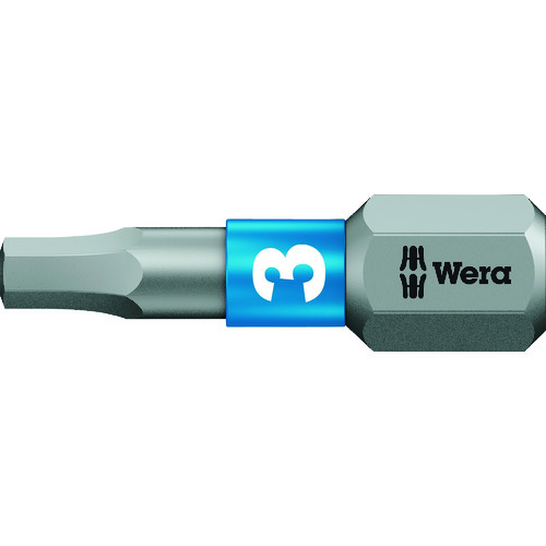 トラスコ中山 Wera 840/1 BTZ Hex-Plus ヘックスプラスビット 3.0 x 25 mm(ご注文単位1本)【直送品】