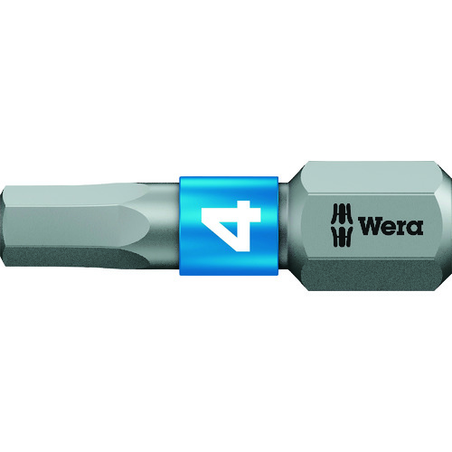 トラスコ中山 Wera 840/1 BTZ Hex-Plus ヘックスプラスビット 4.0 x 25 mm(ご注文単位1本)【直送品】