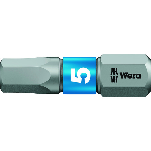トラスコ中山 Wera 840/1 BTZ ヘックスプラスビット 5.0 x 25 mm(ご注文単位1本)【直送品】