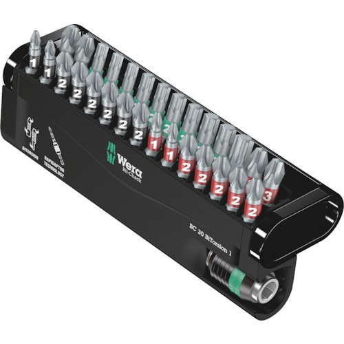 トラスコ中山 Wera 889/4 バイトーション ビットチェックセット 30本(ご注文単位1セット)【直送品】