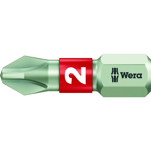 トラスコ中山 Wera 3851/1 ステンレストーションビット プラス2X25(ご注文単位1本)【直送品】