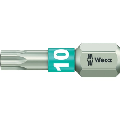 トラスコ中山 Wera 3867/1 ステンレストーションビット トルクス10X25(ご注文単位1本)【直送品】