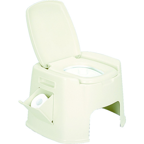 トラスコ中山 TONBO ポータブルトイレデラックス型(ご注文単位1台)【直送品】