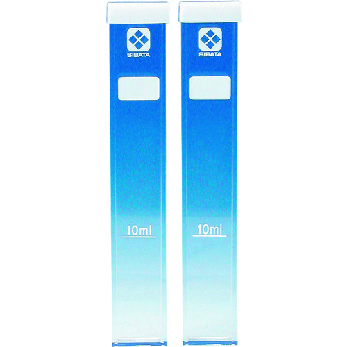 トラスコ中山 SIBATA 残留塩素用 角形試験管 (2個入)(ご注文単位1箱)【直送品】