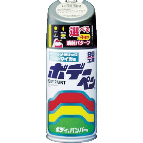 トラスコ中山 ソフト99 ボデーペン(メタリック・マイカ) T-190 白(ご注文単位1本)【直送品】