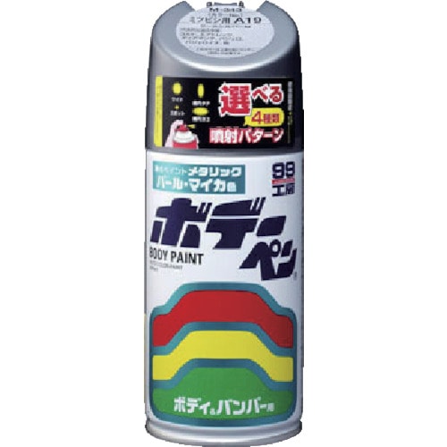 トラスコ中山 ソフト99 ボデーペン(メタリック・マイカ) D-907 灰(ご注文単位1本)【直送品】