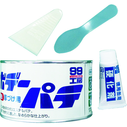 トラスコ中山 ソフト99 ボデーパテ徳用缶(ご注文単位1個)【直送品】