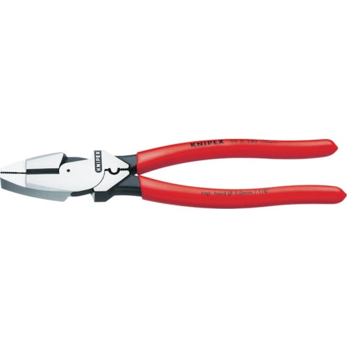 トラスコ中山 KNIPEX 0911-240 架線工事用強力ペンチ(ご注文単位1個)【直送品】
